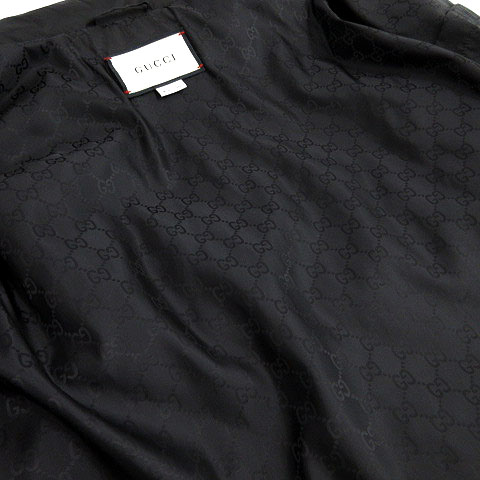 グッチ GUCCI ダウンジャケット フード ラベル 裏地GG柄 イタリア製