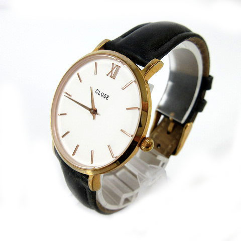 クルーズ Cluse 腕時計 クオーツ ゴールド ブラック 黒 レディース 155 ベクトルパーク