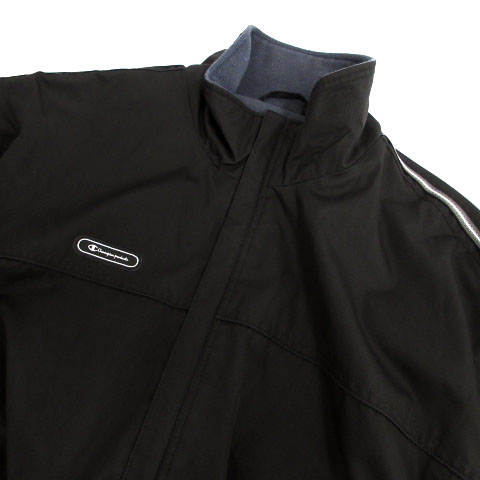 Champion ウインドブレーカー 上下 O ブラック セットアップ ジャージ 10.11 チャンピオン 蛇柄 ウインドブレーカー上下セットアップ