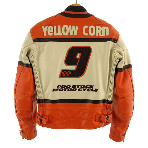 YELLOW CORN イエローコーン レザー ピンナップガール ベスト L 