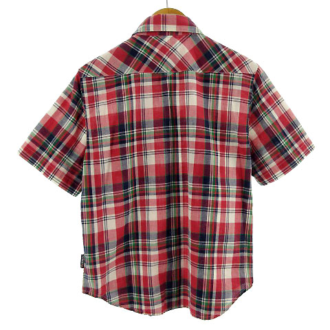 エレメント ELEMENT シャツ 半袖 チェック柄 コットン混子供服 男の子  