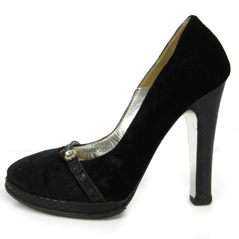 ディー&ジー ドルガバ ドルチェ&ガッバーナ D&G パンプス ベロア