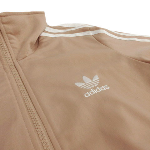 adidas SFTMジャケット　Lサイズ　ブラウン アディダス ワーディングパック ルーズフィット ボアジャケット