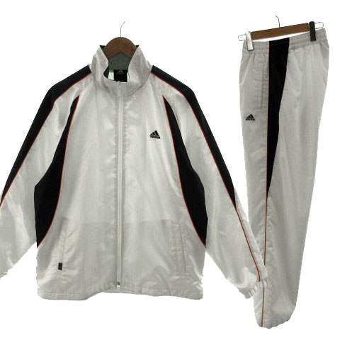 アディダス adidas ウインドブレーカー セットアップ 裏起毛 ロゴ刺繍