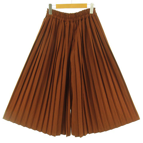 チャオパニック ティピー Ciaopanic Typy パンツ スカートパンツ フレアー プリーツ ブラウン 茶 One Size レディース 155 ベクトルパーク