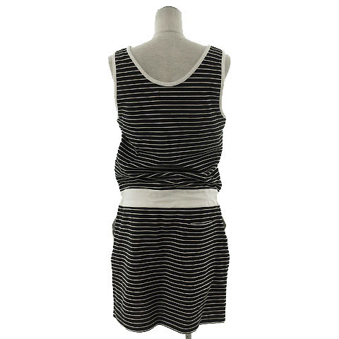 エドウィン Edwin Golf ワンピース ポロシャツワンピ ひざ丈 ノースリーブ ボーダー ブラック 黒 ホワイト 白 M レディース 155 ベクトルパーク エドウィン Edwin Golf ワンピース ポロシャツワンピ ひざ丈 ノースリーブ ボーダー ブラック 黒 ホワイト 白 M レディース 155 ベクトルパーク