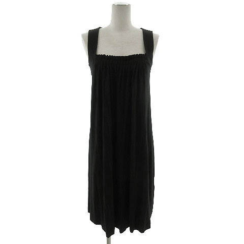 バナナリパブリック Banana Republic ワンピース ひざ丈 ノースリーブ ストレッチ ブラック 黒 Xs レディース 155 ベクトルパーク