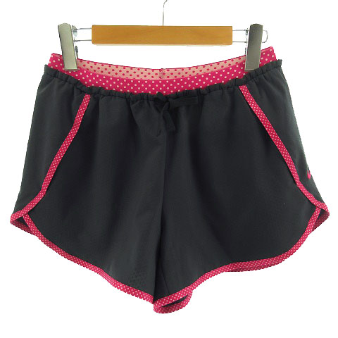 ナイキ Nike パンツ ショートパンツ 水玉 ドット グレー系 ピンク S レディース 155 ベクトルパーク