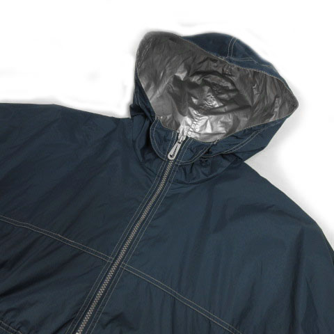 希少 美品 ナイキ× マルボンゴルフ コラボ アノラック ジャケット M ブルー 97年製 NIKE Nylon Anorak Parka 青白 M 90s ナイキ アノラック