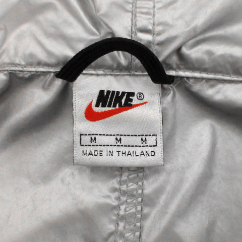 【超希少】NIKE ナイキ ウインドブレーカー 刺繍ロゴ 白タグ 90s 当時物 超希少】90s NIKEナイキ ウインドブレーカー 刺繍ロゴ 白タグ 太