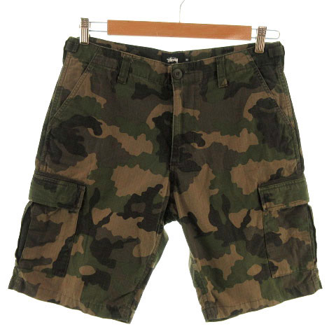 Stussy 迷彩柄 ショートパンツ 32 STUSSY（ショートパンツ）の