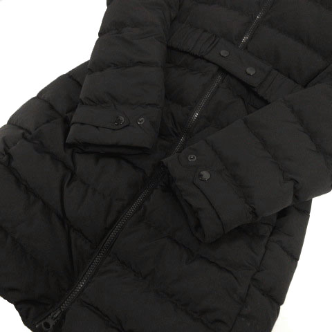 ザラ Zara ダウンコート フーデッド ファー ベルト ブラック 黒 Xs レディース 155 ベクトルパーク