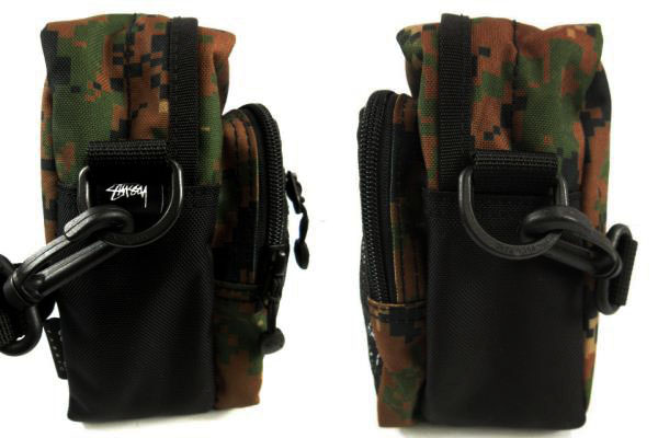 ☆古着☆Stussy ステューシー ショルダーバッグ デジカモ 迷彩 ステューシー STUSSY ショルダーバッグ 鞄 コーデュラ CORDURA