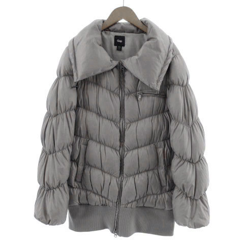 ギャップ Gap ダウンジャケット ビッグカラー 軽量 ダウン90 グレー L レディース 155 ベクトルパーク ギャップ Gap ダウンジャケット ビッグカラー 軽量 ダウン90 グレー L レディース 155 ベクトルパーク