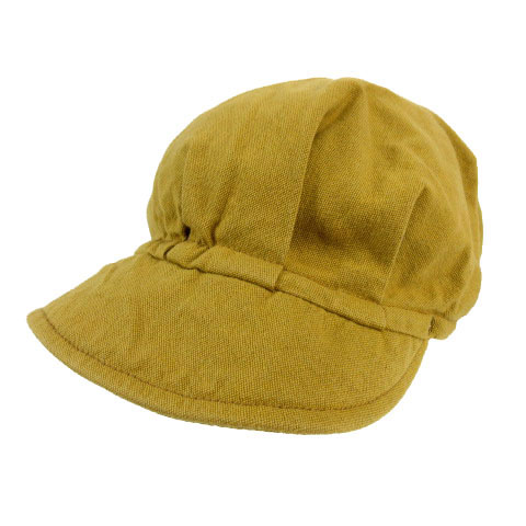 デコ Decho キャスケット 帽子 日本製 コットン マスタード メンズ レディース 155 ベクトルパーク