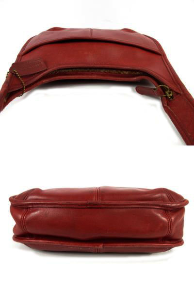 人気 OLD COACH ショルダーバッグ チャーム レザー ブラウン 9993