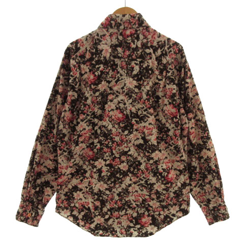 ポールスミス PAUL SMITH シャツ 長袖 コーデュロイ 日本製 花柄 