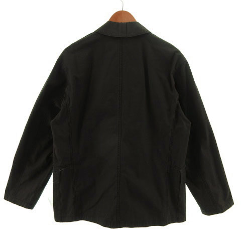 コムサコミューン Comme Ca Commune ジャケット ステンカラー コットン 日本製 ブラック系 黒系 L メンズ 155 ベクトルパーク