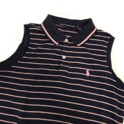 ラルフローレン Ralph Lauren Golf ポロシャツ ノースリーブ ポニー ボーダー ネイビー 紺 ピンク S レディース 155 ベクトルパーク ラルフローレン Ralph Lauren Golf ポロシャツ ノースリーブ ポニー ボーダー ネイビー 紺 ピンク S レディース 155 ベクトルパーク