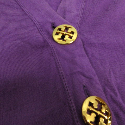 TORY BURCH 紫 カーディガン XS