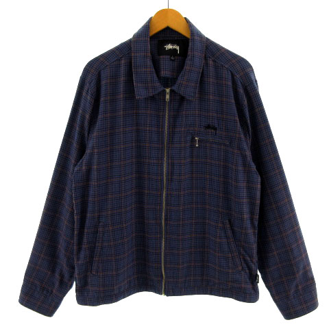 ステューシー STUSSY ジャケット スイングトップ ステンカラー ロゴ 