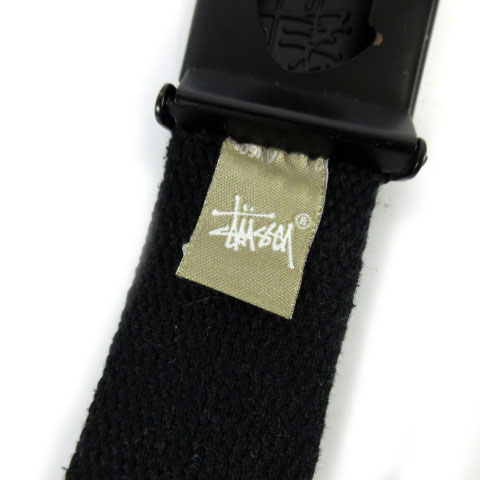 ステューシー STUSSY ベルト ガチャベルト キャンバス ロゴ刻印