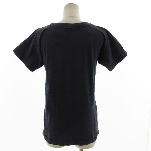 45rpm 45R Tシャツ ★ ネイビー ハチ プリント コットン100% 45R45年ものがたり四角Tシャツ 3枚セット（インディゴ）: WOMEN｜45R
