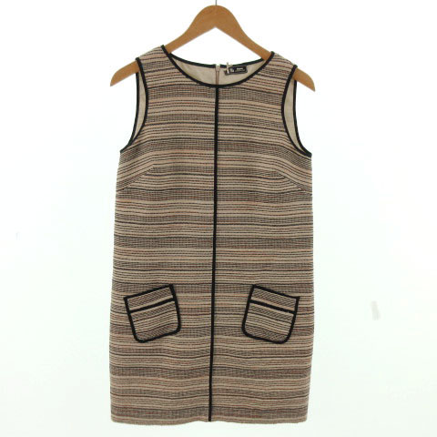 シネカノン Sinequanone ワンピース ノースリーブ ミディ丈 切替え 刺繍 リネン混 ボーダー ベージュ ブラック 黒 ピンク 38 レディース 155 ベクトルパーク シネカノン Sinequanone ワンピース ノースリーブ ミディ丈 切替え 刺繍 リネン混 ボーダー ベージュ ブラック 黒 ピンク 38 レディース 155 ベクトルパーク