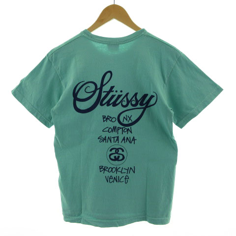 ステューシー STUSSY Tシャツ 半袖 クルーネック ワールドツアー 