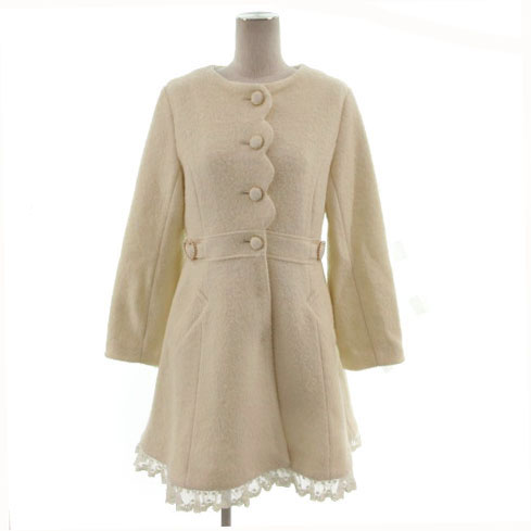 未使用品 リズリサ LIZ LISA コート アウター フレア ファー ノー