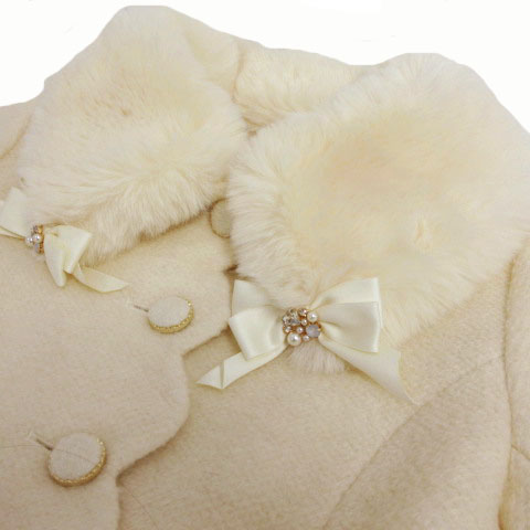 未使用品 リズリサ LIZ LISA コート アウター フレア ファー ノー