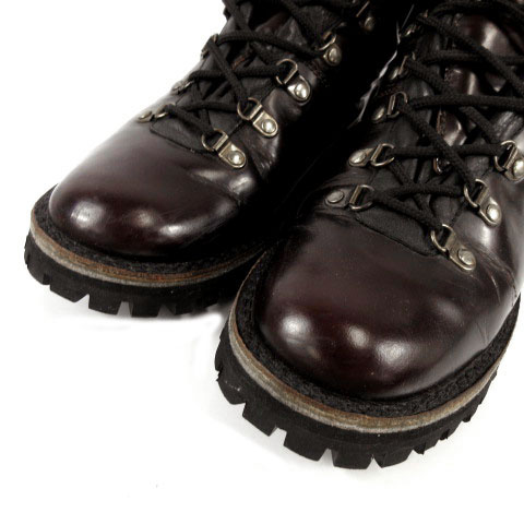 激安正規 ブラウン系 マウンテンブーツ レザー コードバン Cordovan ブーツ Cebo セボ 茶系 メンズ 41 ブーツ ショート丈 Www Sulbiotec Com Br