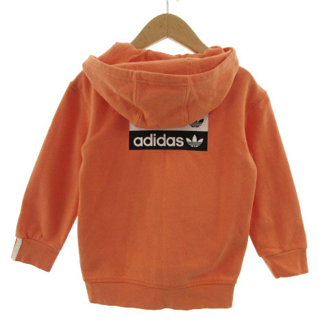 adidas オレンジ色 フード付きセットアップ アディダス adidas スウェット セットアップ 上下セット パーカー