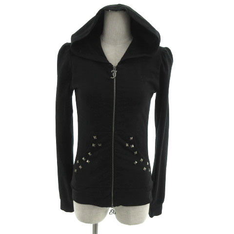 ディーゼル DIESEL パーカー スタッズ ダブルジップ イタリア製 薄手  