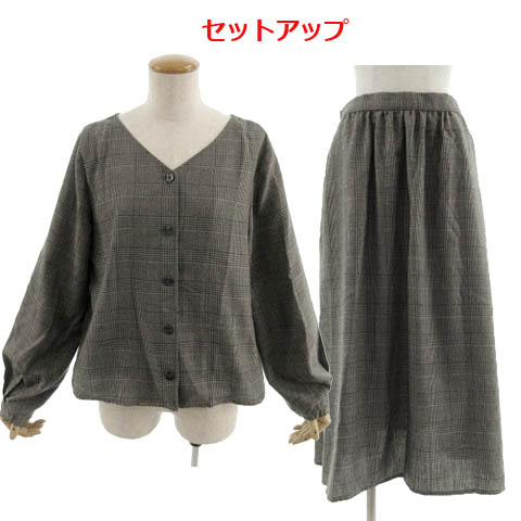 バーバリー セットアップ シャツ ブラウス キュロット レディース  