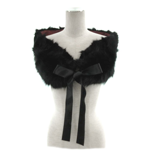 シビラ SYBILLA ショール ティペット マフラー ブルーフォックスファー  