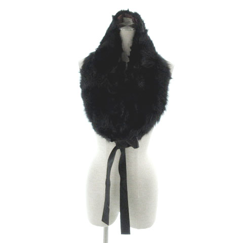 シビラ SYBILLA ショール ティペット マフラー ブルーフォックスファー  