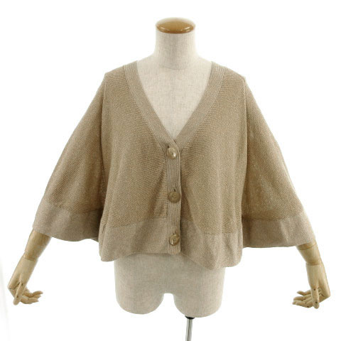 ビアッジョブルー Viaggio Blu ポンチョ サイズ2 M 黒 レディース フォックスファー/春・秋物 美品 ジャケット Viaggio Blu ビアッジョブルー ポンチョ