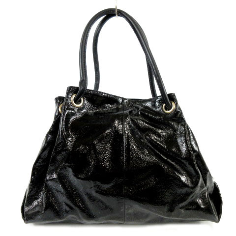 フルラ FURLA トートバッグ ハンドバッグ 鞄 エナメル レザー チャーム 