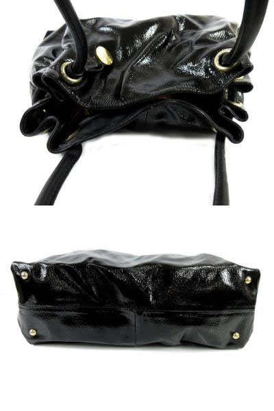 フルラ FURLA トートバッグ ハンドバッグ 鞄 エナメル レザー チャーム 