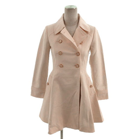 未使用品 テッドベーカー TED BAKER コート Aライン ダブル ピンク系 