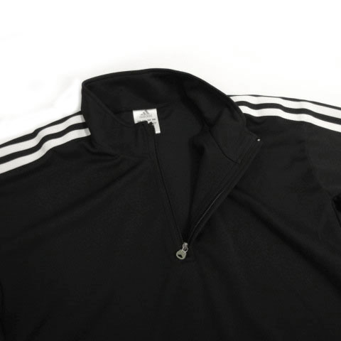 アディダス adidas Tシャツ ジャージ ハイネック ハーフジップ