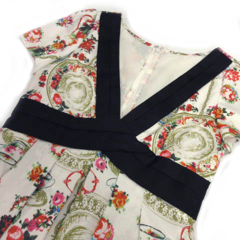 未使用品 シンシアローリー CYNTHIA ROWLEY ワンピース Vネック 半袖  