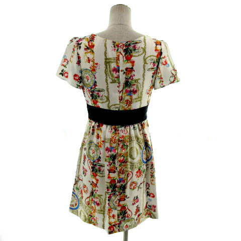 未使用品 シンシアローリー CYNTHIA ROWLEY ワンピース Vネック 半袖 