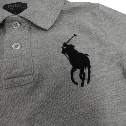 【新品】Polo Ralph Lauren ビッグポニー ポロシャツ グレー POLO RALPH LAUREN（ポロ・ラルフローレン） 【並行輸入品】 ポロ