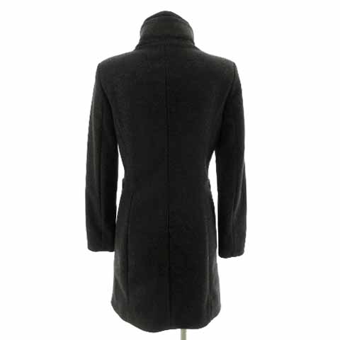 ザラ ベーシック ZARA BASIC コート スタンドカラー ジップアップ