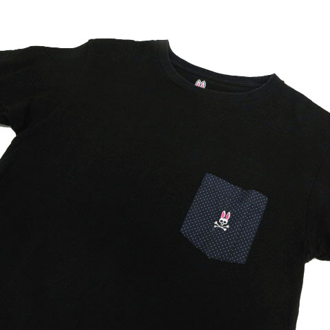 サイコバニー Psycho Bunny Tシャツ ポケT 胸ポケ 丸首 半袖