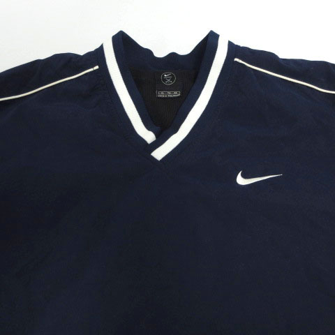 Nike ネイビー 長袖 Vネック ジャケット XL Nike ネイビー 長袖 Vネック ジャケット XL