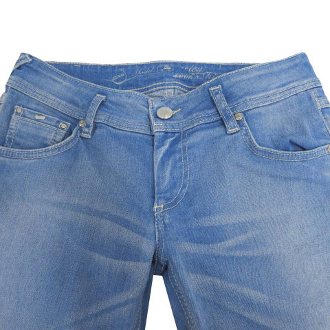 ガス GAS ジーンズ デニム スキニー ユーズド加工 ストレッチ ロゴ 