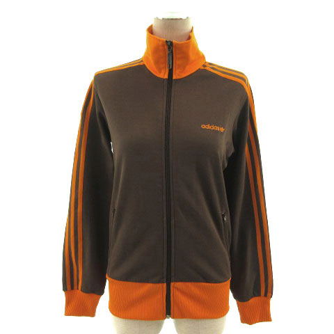 アディダス adidas ジャケット ジャージ スタンドカラー 長袖 ロゴ刺繍  